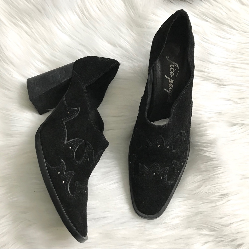 Free People Western Heeled Mule